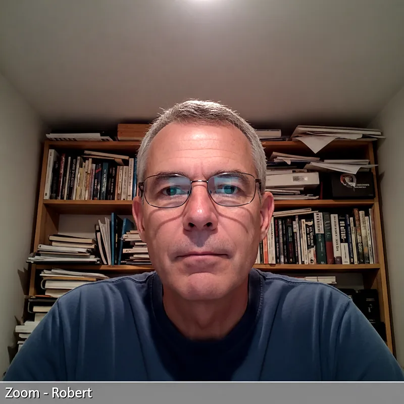 Webcam testimonial screenshot from Robert M.